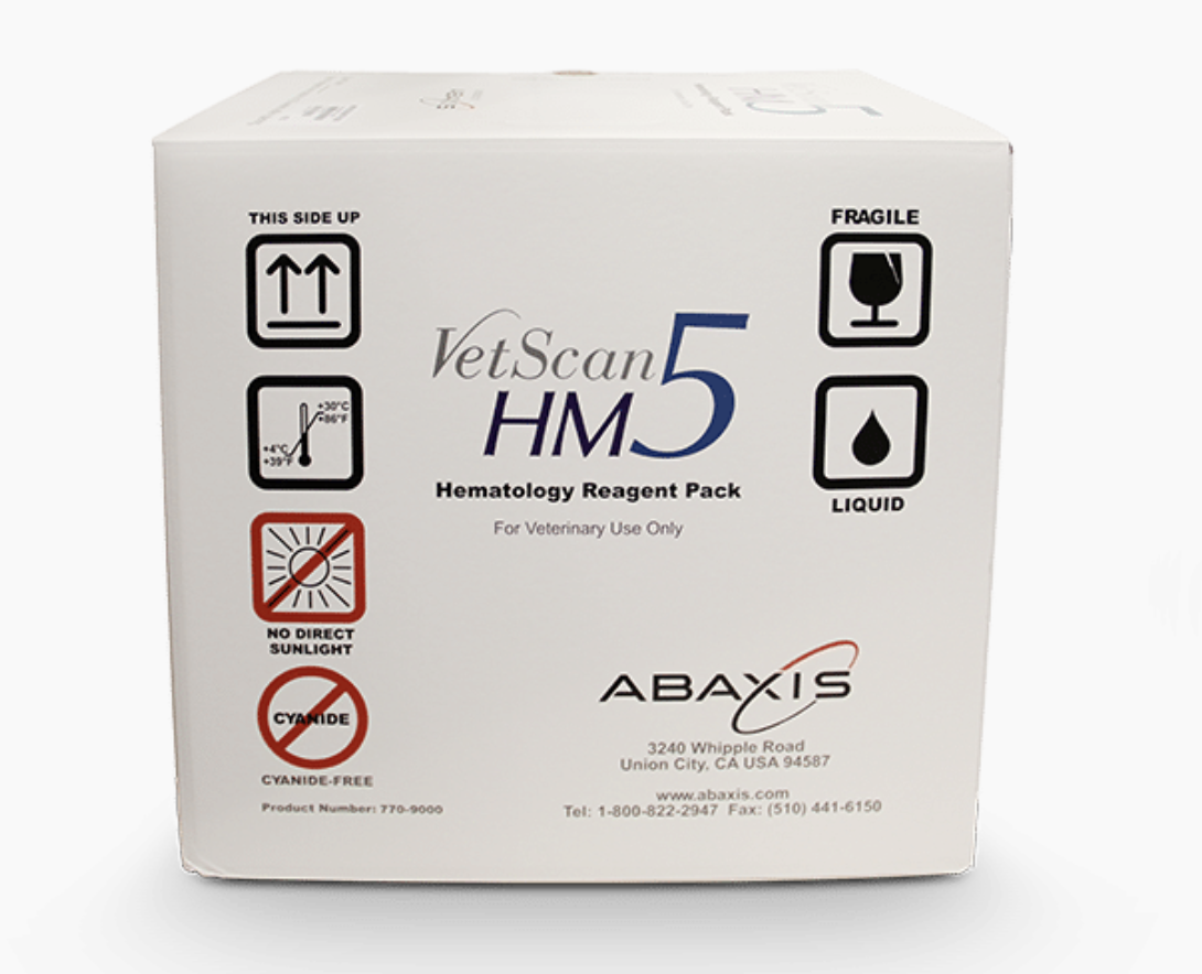 CBC blood machine reagent pack